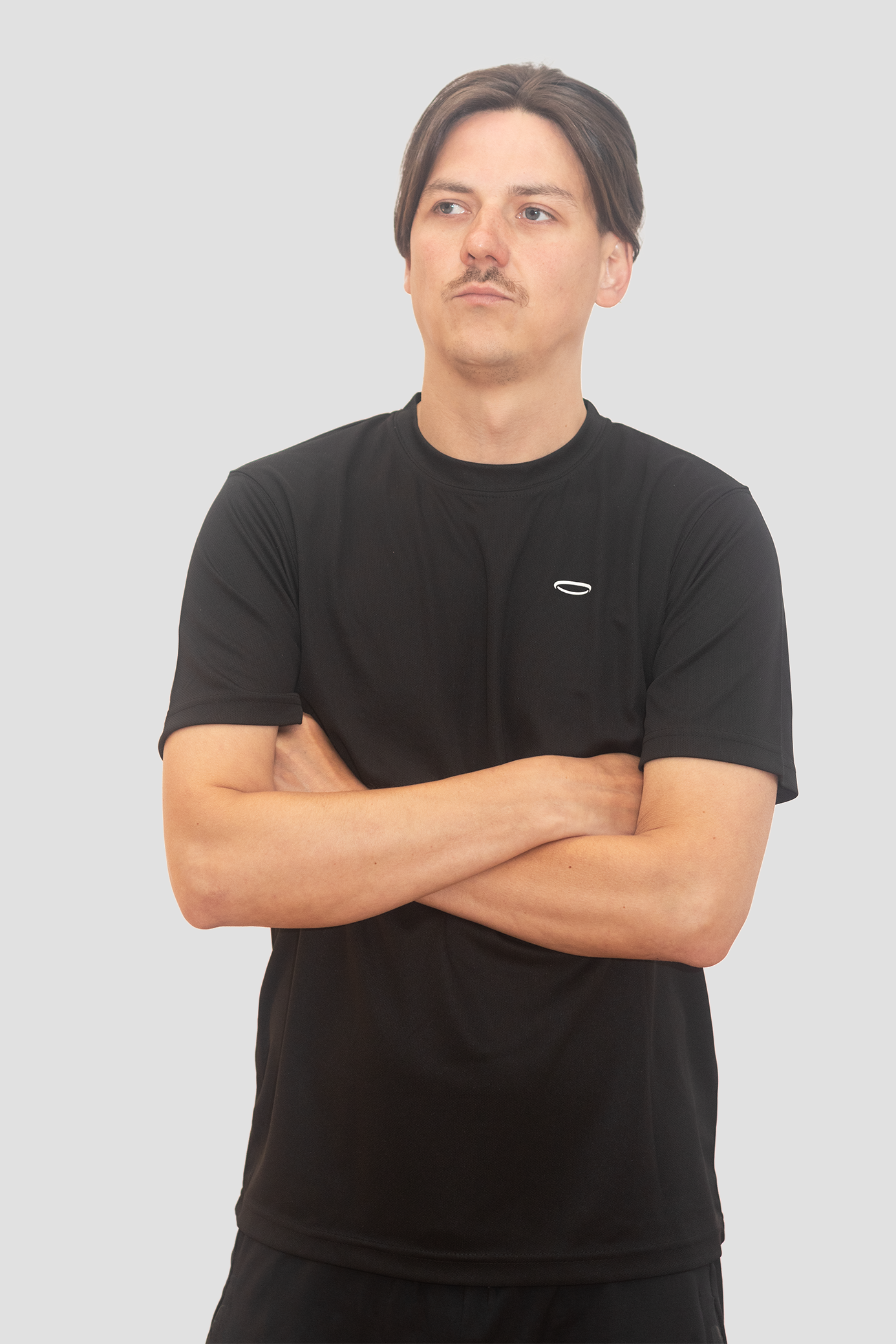 Bodydisciple Men's Wicking Sports Tee in Black with a Comfortable Fit for Activewear